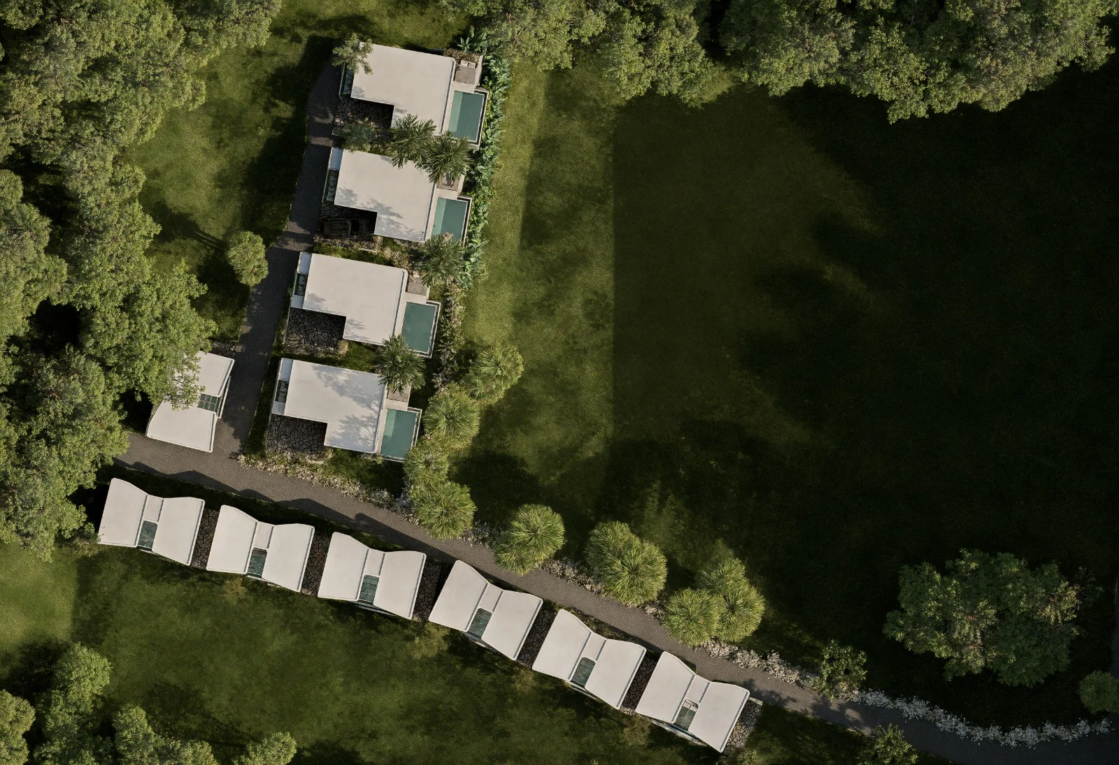 Private pool at Aurea Villas